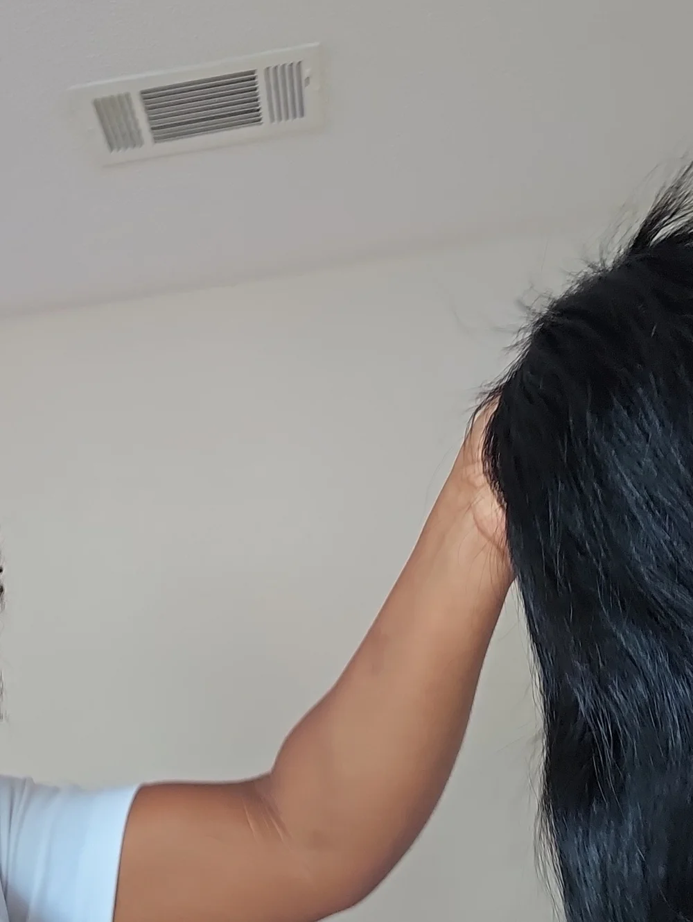 Black Women’s Remy Human Hair Wig - Natural Straight